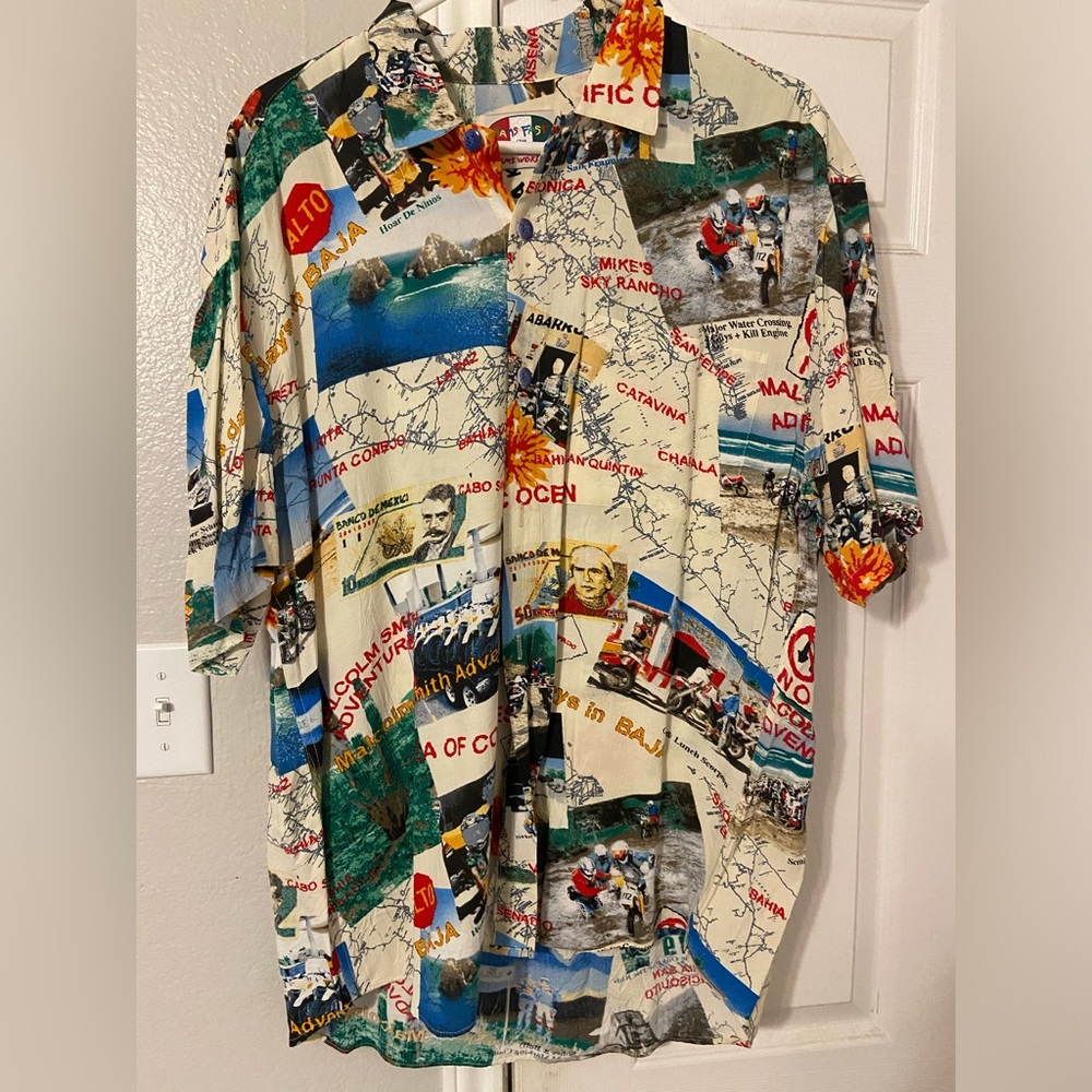 Vintage Jams World Shirt Button Down Baja California large. Great condition.